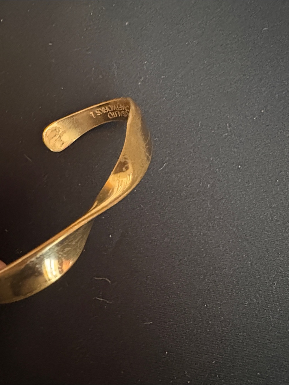 Sausalito Craft Works cuff bracelet marked 2.25” small